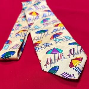 Talbots Kids “Life’s a Beach” silk tie.